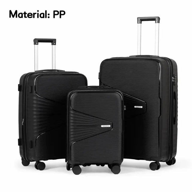 4 Piece Expandable Hardshell Luggage Set