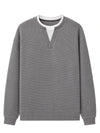 Textured Waffle Long Sleeve Tee