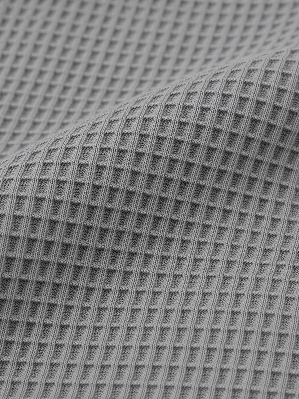 Textured Waffle Long Sleeve Tee