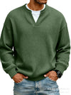 Textured Waffle Long Sleeve Tee